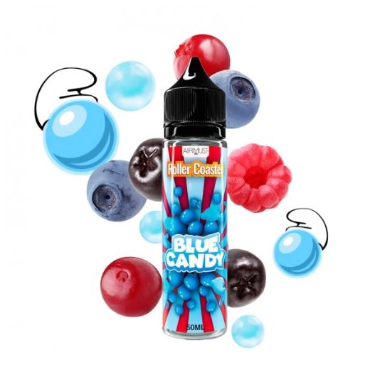 ROLLER COASTER BY AIRMUST - BLUE CANDY - 50 ML